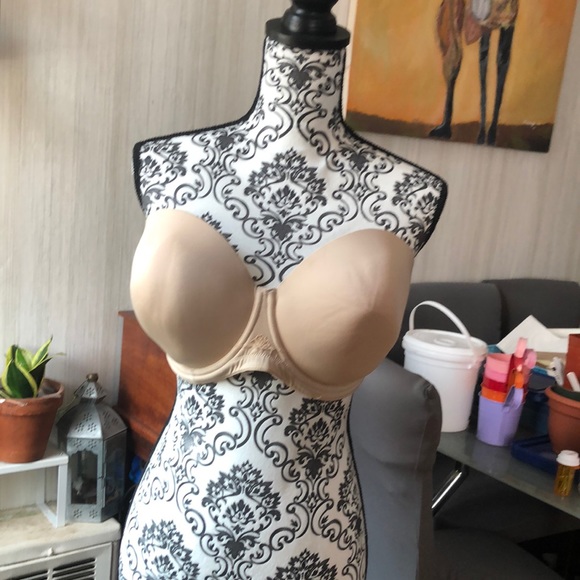 Nude 36H Strapless Adjustable Bra - Picture 1 of 7